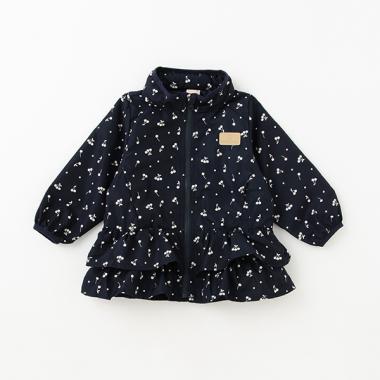 【リンク】【撥水加工】フリルウィンブレ