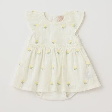 花刺しゅうロンパース