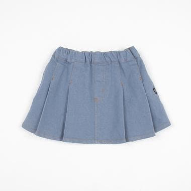 【リンク】色落ちしないデニム風スカート(キッズサイズ)