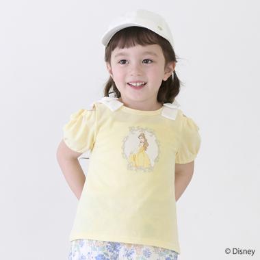 【Disney】2way肩リボンTシャツ