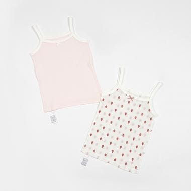 メッシュキャミ肌着2P