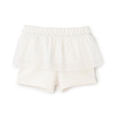一分丈フリルショートパンツ