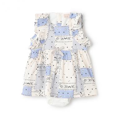 【リンク】花柄シャーリングワンピース(ベビーサイズ)