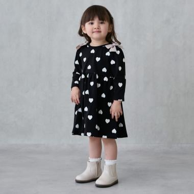 【GOODPRICE】柄リボンカットワンピース