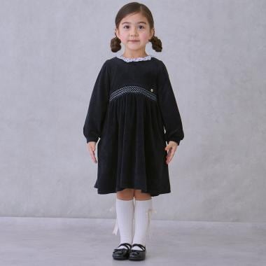 ベロアレースワンピース