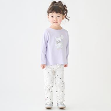 【プティプラ】GIRLS10分丈レギンス