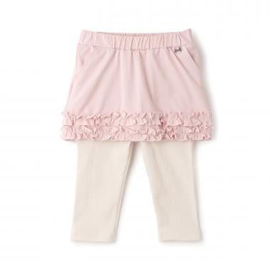 裾フリルレギンスつきスカート