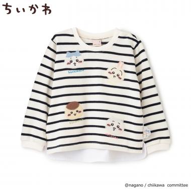 【アニメちいかわ】お顔モチーフ長袖Tシャツ