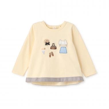 お洋服モチーフ長袖Tシャツ