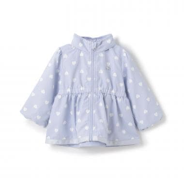 【撥水加工】ペプラムウィンブレ