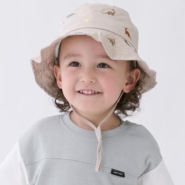 【遮熱】刺しゅうバケットハット