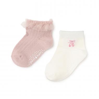 バレエショートソックス2P