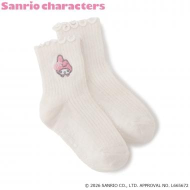 【サンリオキャラクターズ】】刺しゅうソックス
