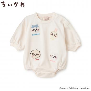 【アニメちいかわ】刺しゅうロンパース