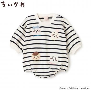 【アニメちいかわ】刺しゅうロンパース