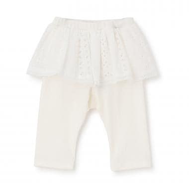 レーススカートつきレギンス