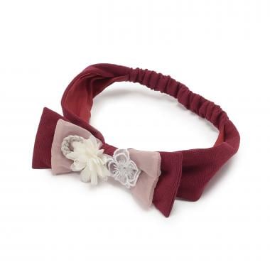 和風リボンヘアバンド