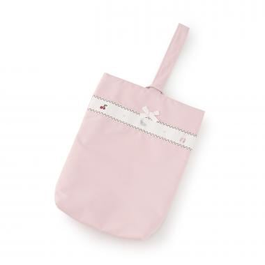 【通園・通学グッズ】GIRLS刺しゅうシューズバッグ