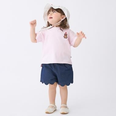 【防汚加工】スカラップショートパンツ