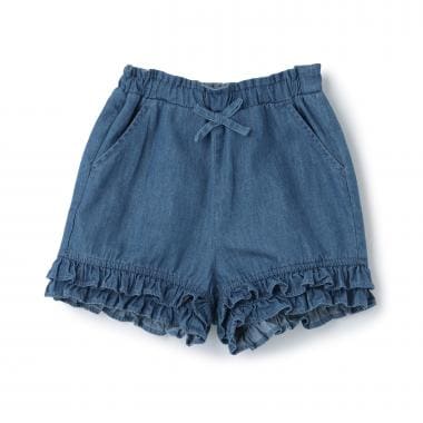 【接触冷感/リンク】ちびフリルショートパンツ