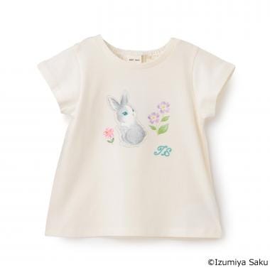 【イズミヤ サク】アニマルプリントTシャツ