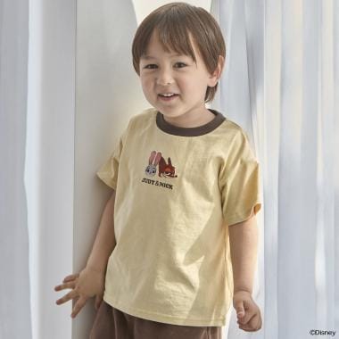 【ズートピア】【接触冷感】フェイスモチーフTシャツ