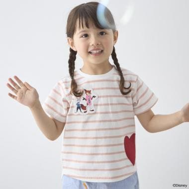 【ズートピア】【接触冷感】ハートアップリケTシャツ