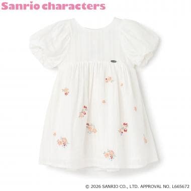 【サンリオキャラクターズ】刺しゅうパフワンピース
