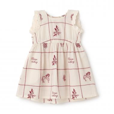 【リンク】インド綿刺しゅうワンピース