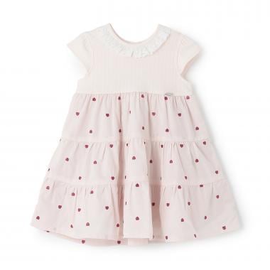 【リンク】ハート刺しゅうドッキングワンピース