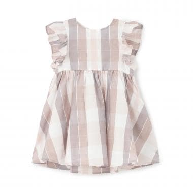 【リンク】チェックフレアワンピース