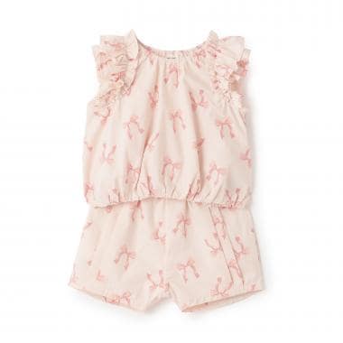 【リンク】リボン総柄セットアップ