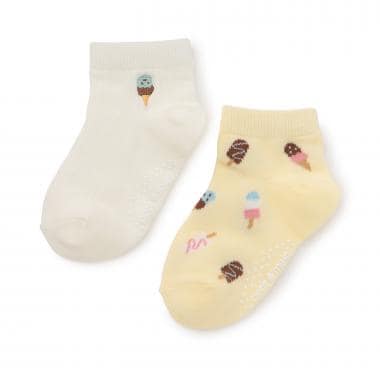 GIRLS吸水速乾ソックス2P