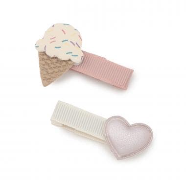 サマーモチーフヘアクリップ2P