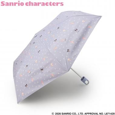 【サンリオキャラクターズ】晴雨兼用折り畳み傘