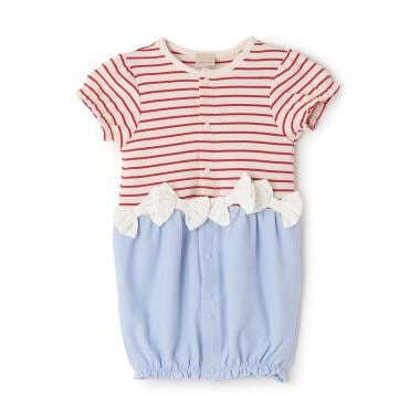 リボンつきボーダー切り替え2wayオール