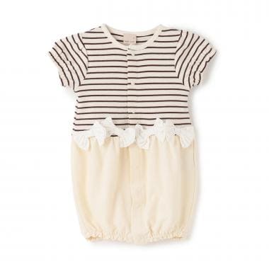 リボンつきボーダー切り替え2wayオール