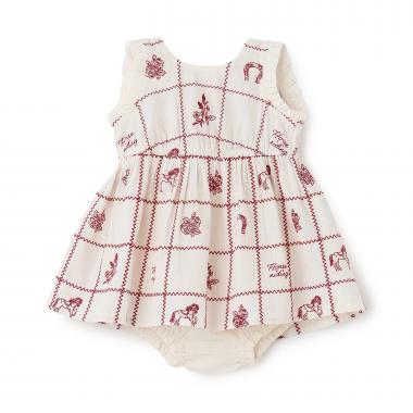 【リンク】インド綿モチーフ刺しゅうOPセットアップ