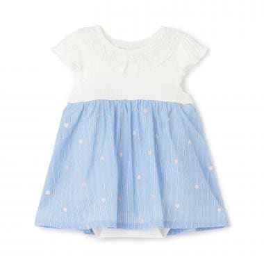 【リンク】ハート刺しゅうOPロンパース