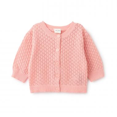 【UV】透かし編みカーディガン