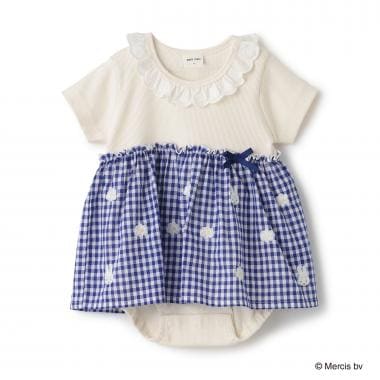 【miffy】お花刺しゅうロンパース