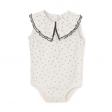 【リンク】メロー衿ロンパース