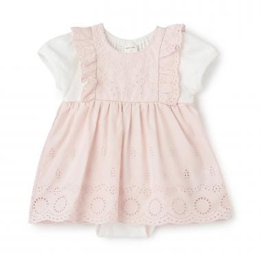 ショルダーフリルOPロンパース