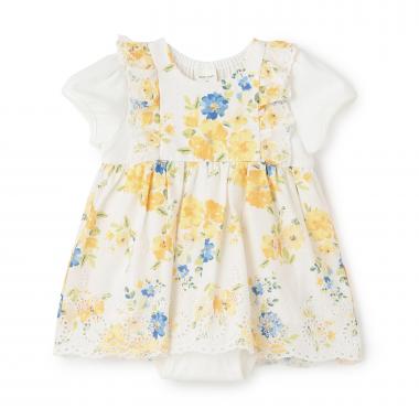 ショルダーフリルOPロンパース