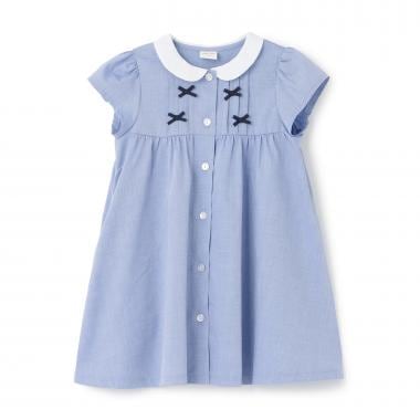 ちびリボンピンタックワンピース