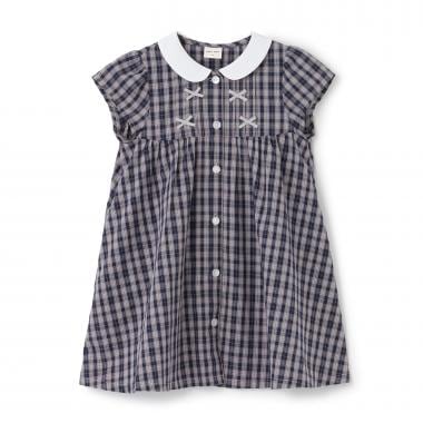 ちびリボンピンタックワンピース