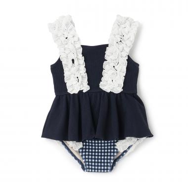 【SWIM】肩フリルタンキニ