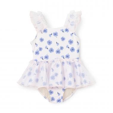 SWIM　チュールワンピース水着