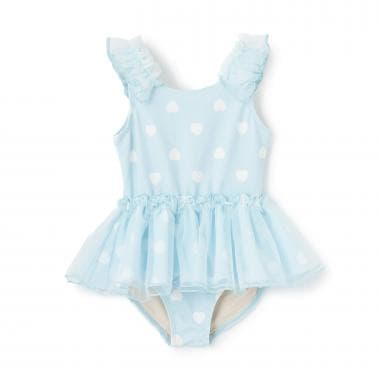 SWIM　チュールワンピース水着