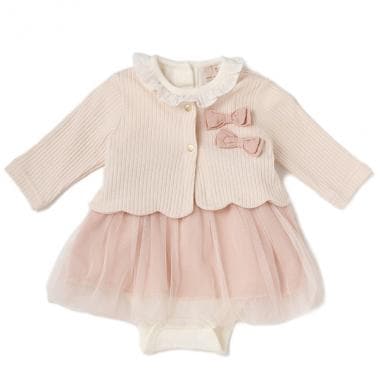 フォーマルカーディガン×ロンパースセット